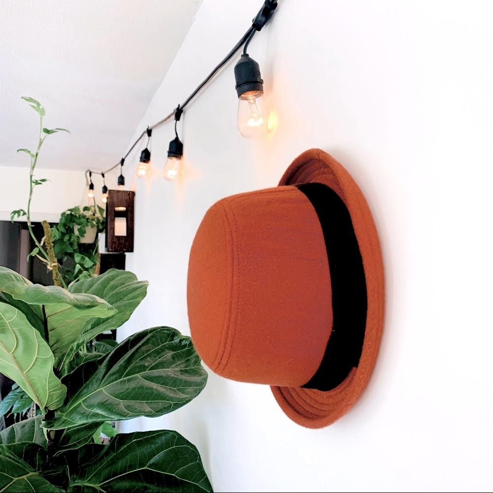 3 for $25 | Burnt Orange Felt Fedora